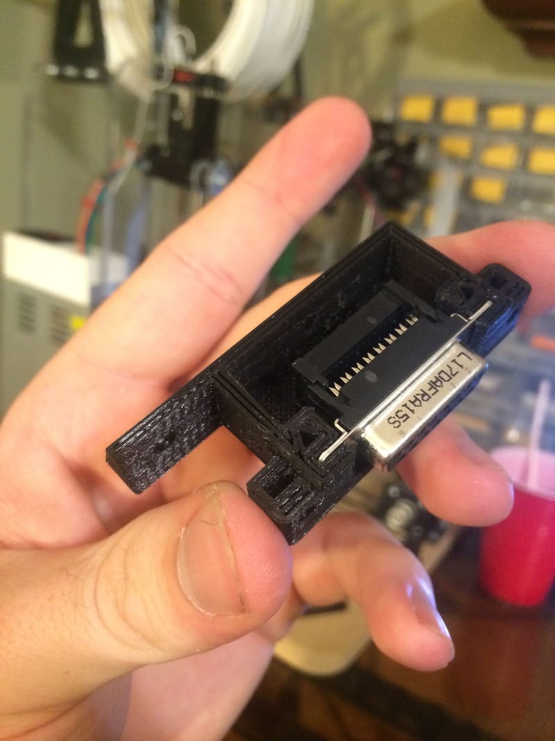 3D Printed Serial Connector for Extruder