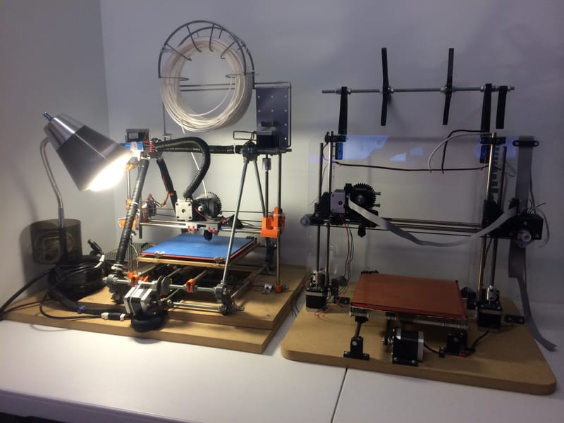 Prusa i2 and Mendel90, Mid Construction