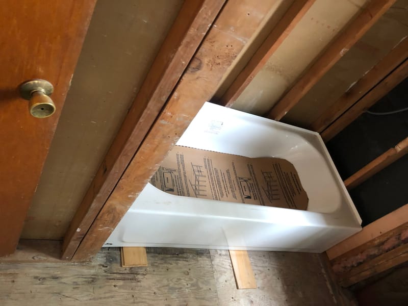 Bathtub Installation with Mortar Bed