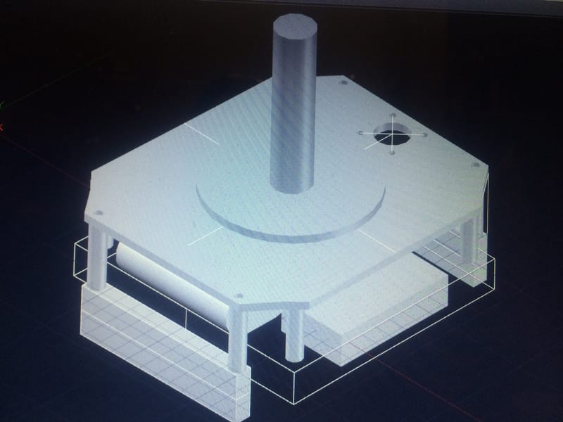Initial AutoCAD Model