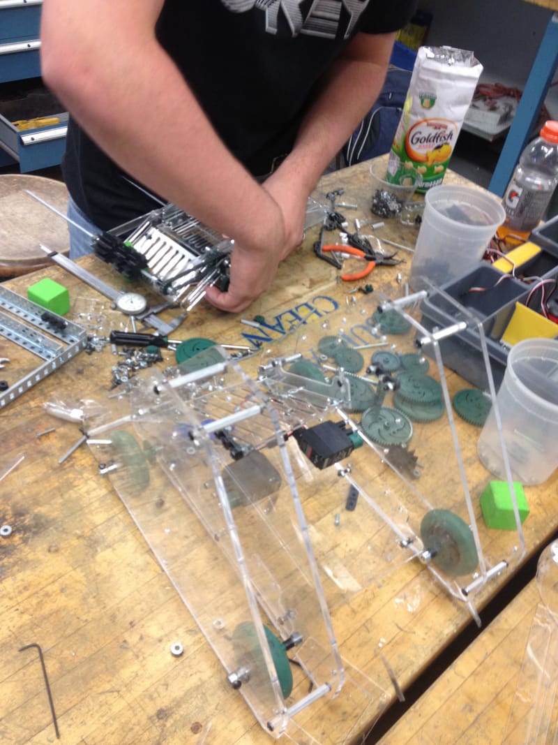 Mid-Construction — 4 A-Frame Design