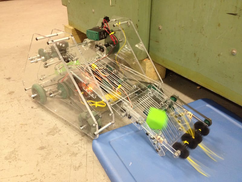 Raising the "Wrist" of the Robot