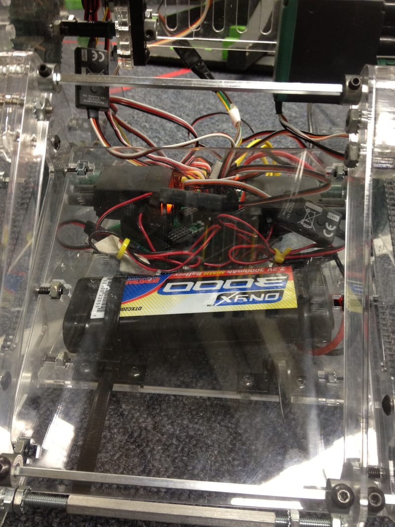 Electronics in Lower A-Frame