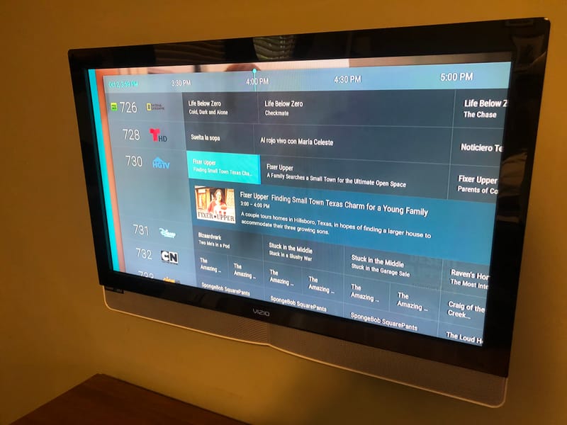 Traditional Channel Guide Information on AndroidTV Box: