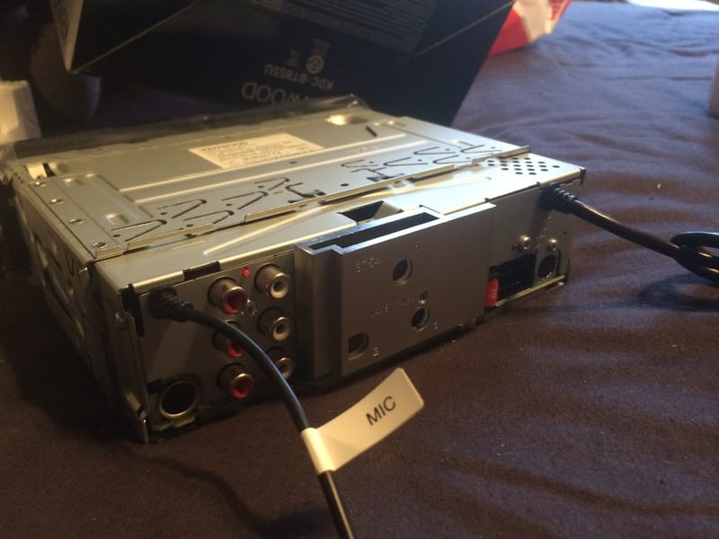 Rear of the New Stereo Unit