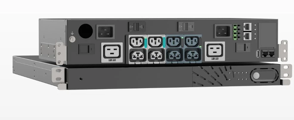 The nVent EdgeNRG power and battery-backup unit: rugged, remotely managed, metered power distribution built for edge computing nodes, with the switched-and-metered outlet control that seeded the Smart DCDU. (Image: nVent SCHROFF)